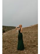 Zelené čipkované šaty v štýle morskej panny