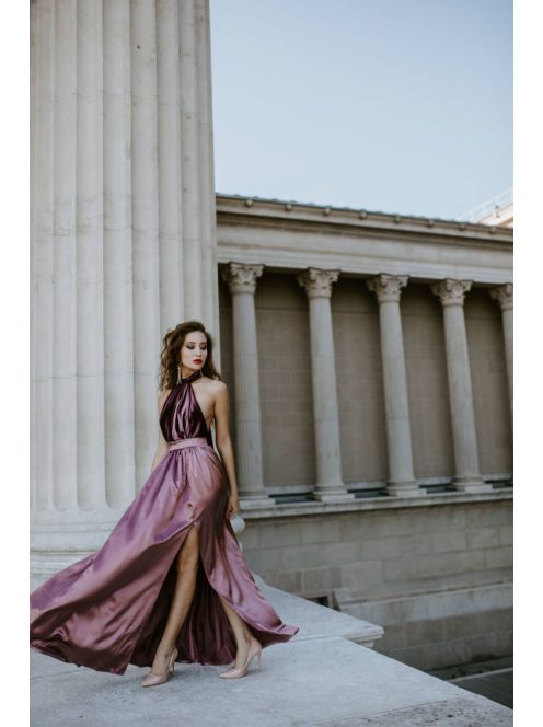 Staroružové maxi šaty