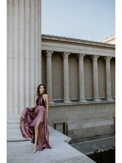 Staroružové maxi šaty