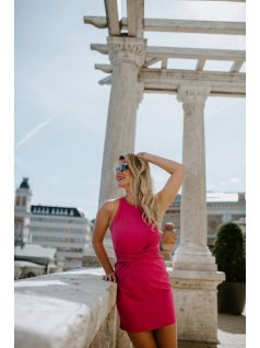 Magenta mini šaty