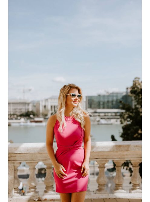 Magenta mini šaty