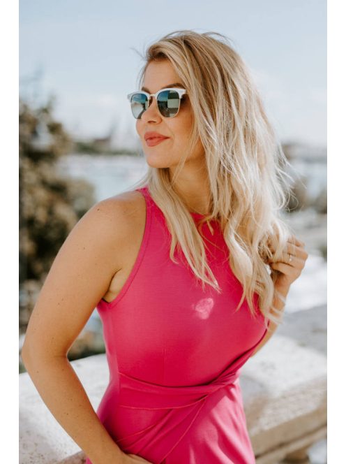 Magenta mini šaty