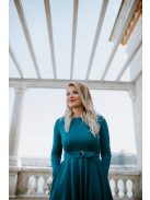 Petrolejovo modré šaty