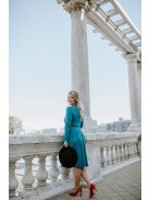 Petrolejovo modré šaty