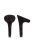 Čierny velúrový podpätok - Stiletto 10 cm