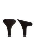 Fekete velúr sarok - Stiletto 7 cm