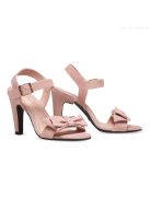 ROSE velúrový podpätok - block 10 cm