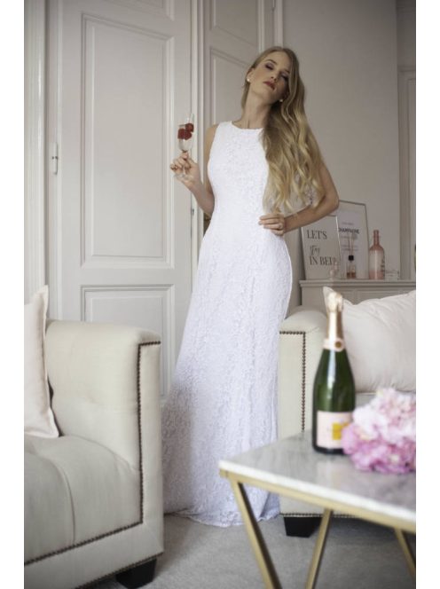 Čipkované šaty v štýle morskej panny