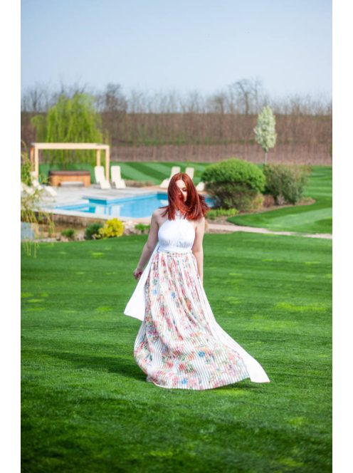 Pripínateľná kvetinová sukňa