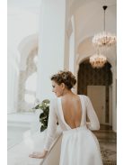 Biele midi bezchrbtové šaty