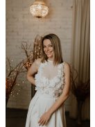 Biele čipkované body