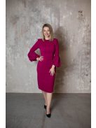 Magenta priliehavé šaty