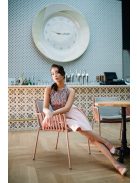 Lujza - Ružové mini šaty s trblietavým topom