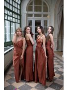 Úzky štýl s uzlíkovým detailom - hrdzavohnedá