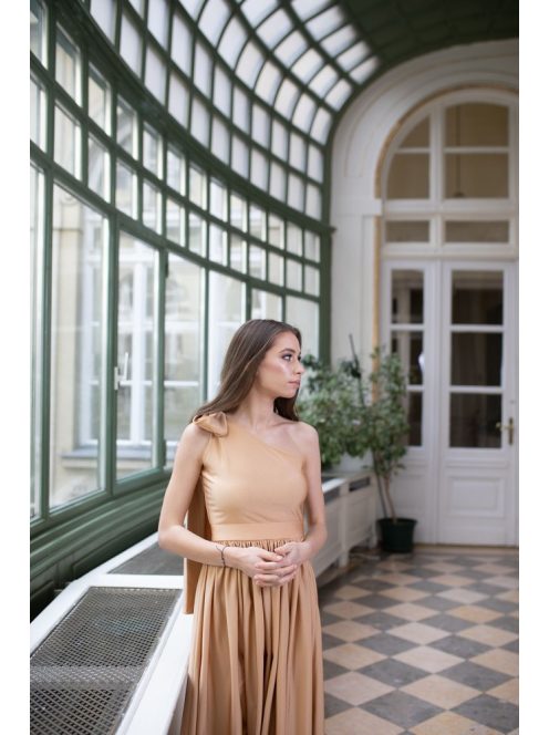 Jednoramenné maxi - zlaté