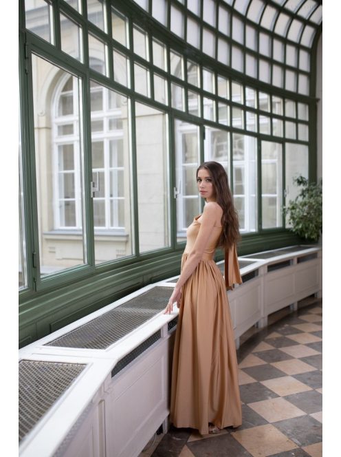 Jednoramenné maxi - zlaté