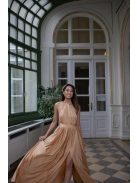 Maxi so zatočením vpredu - zlatá