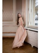 Maxi šaty - šampanské