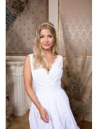 Čipkované body - biela