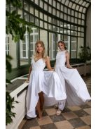 Čipkované body - biela