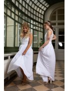 Čipkované body - biela