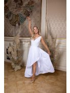 Asymetrická sukňa - biela