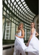 Asymetrická sukňa - biela