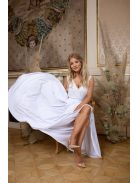 Asymetrická sukňa - biela