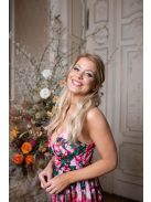 Abigél - maxi so vzorom ruže