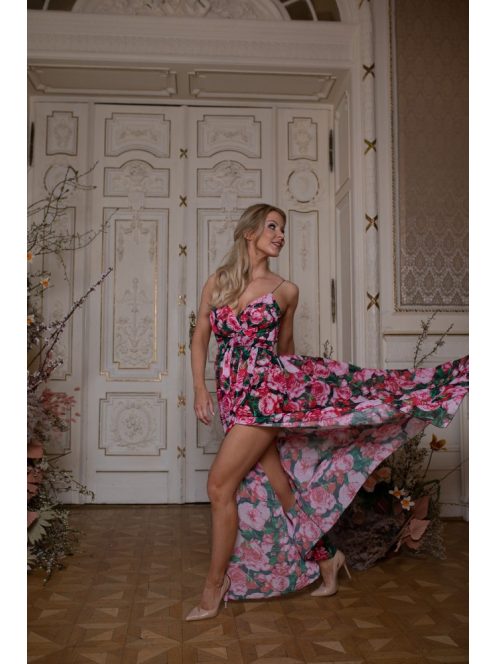 Abigél - maxi so vzorom ruže