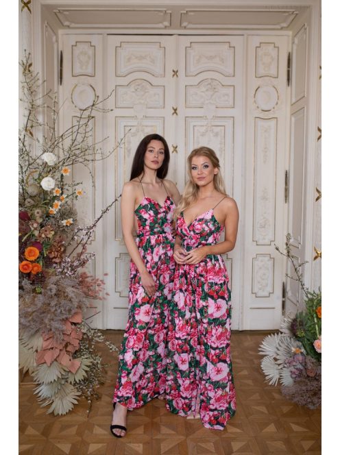 Abigél - maxi so vzorom ruže