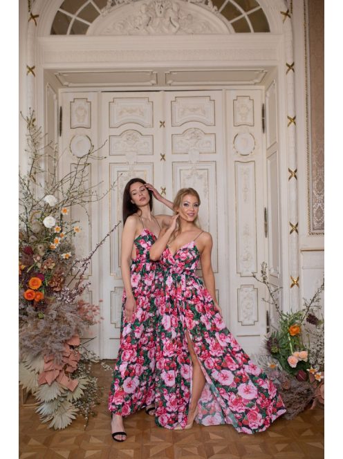 Abigél - maxi so vzorom ruže