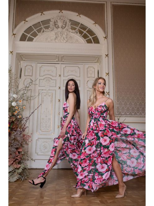 Abigél - maxi so vzorom ruže