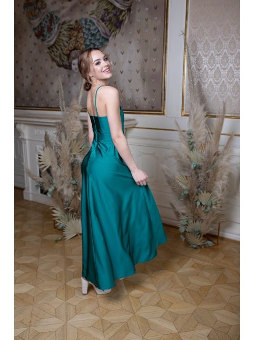 Abigél- zelené maxi šaty