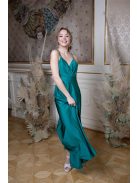 Abigél- zelené maxi šaty