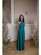 Vpredu uzlíkový detail maxi - zelená