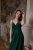 Abigél –  gobelín zelené maxi šaty