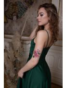 Abigél –  gobelín zelené maxi šaty