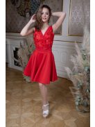 Mini šaty - červená