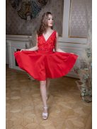 Mini šaty - červená