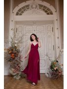 Abigél - bordové maxi šaty