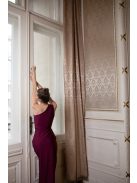  Šaty s uzlíkovým detailom, priliehavé – bordová