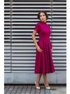 Midi šaty - magenta