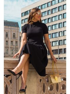 Midi šaty - čierna