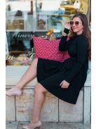 Šaty s lodičkovým výstrihom - čierne