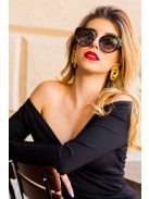 Mini šaty na ramená - čierna