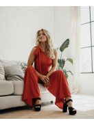 Jednoramenný overal - červený