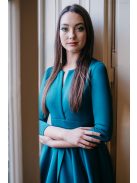 Moderate - petrolejovo modré šaty