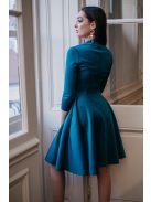  Moderate – petrolejovo modré šaty