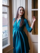  Moderate – petrolejovo modré šaty